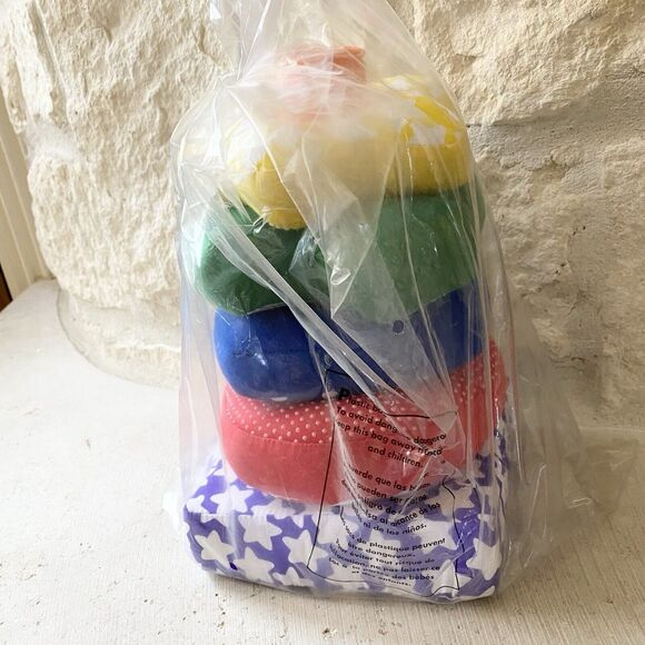 Stacks Of Fun Discovery Toys Soft‎ Shapes NEW Toddler Preschool Learning 1996 - Picture 3 of 4